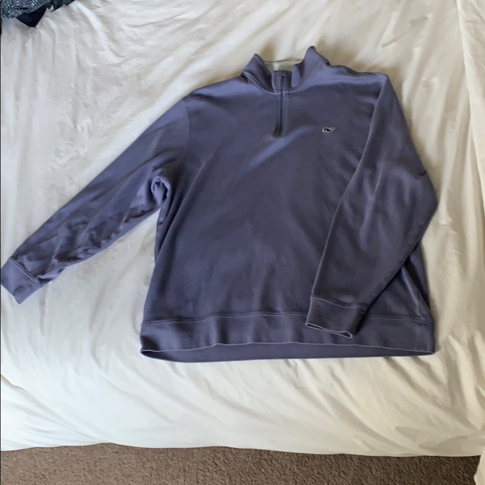 Vineyard vines purple half zip